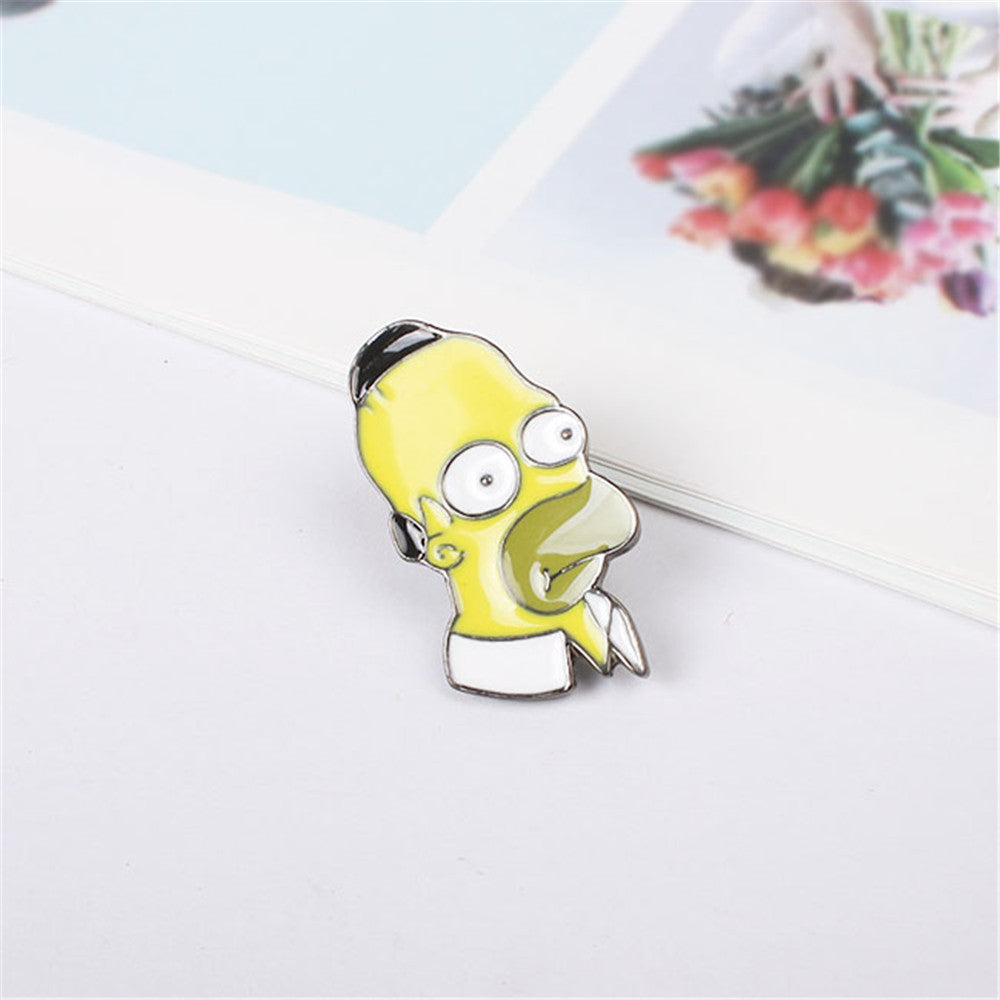 Cute Cartoon Characters Brooch