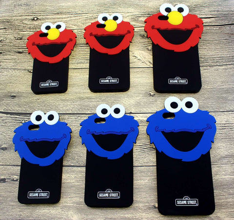3D Sesame Street Silicone Phone Cases