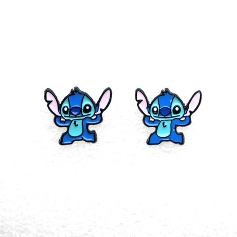 Stitch Expression Stud Earrings