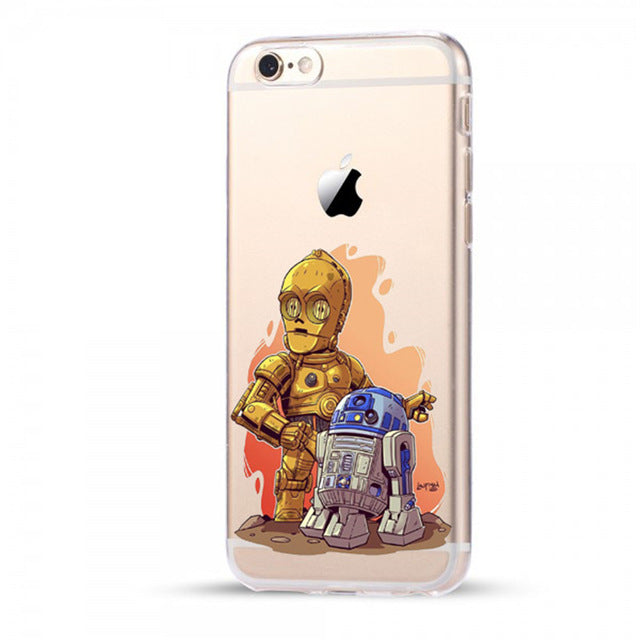 Star Wars Characters Plastic Phone Cover