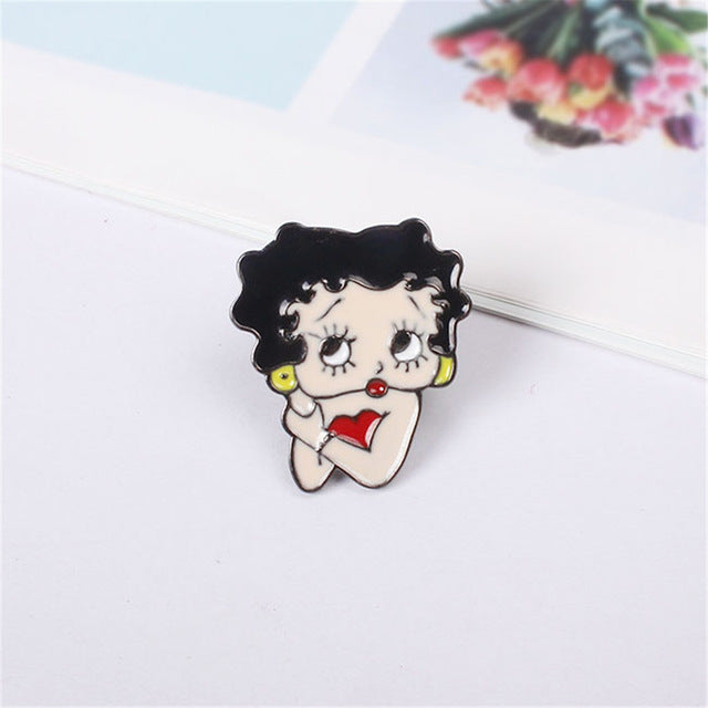 Cute Cartoon Characters Brooch