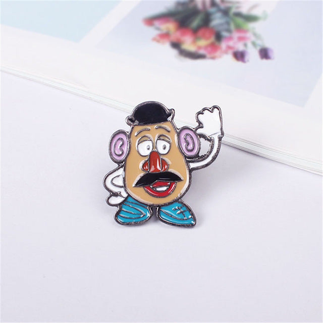 Cute Cartoon Characters Brooch